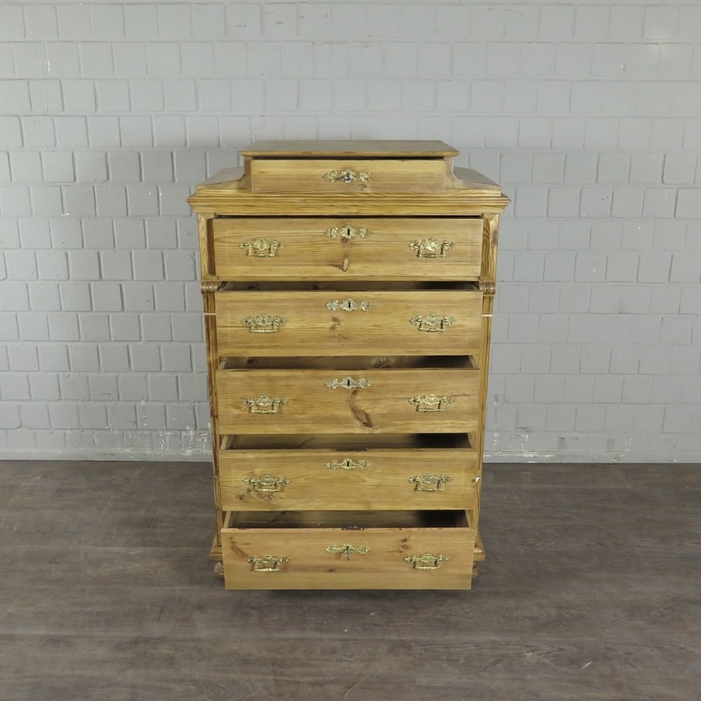 Hochkommode Kommode Gründerzeit 1880 Kiefer