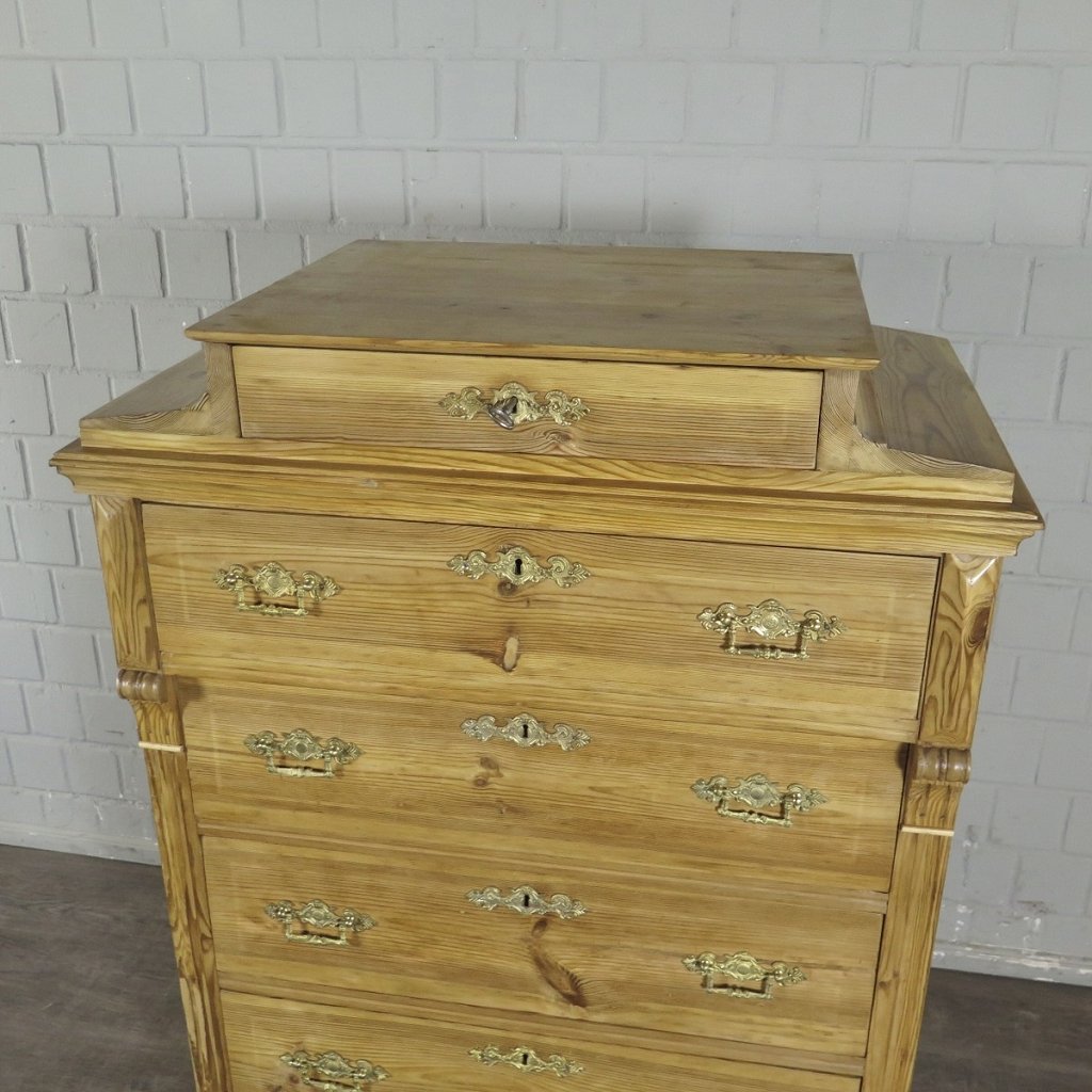 Hochkommode Kommode Gründerzeit 1880 Kiefer