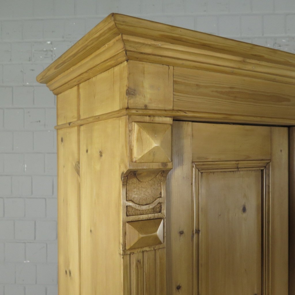 Schrank Kleiderschrank Gründerzeit 1880 Kiefer