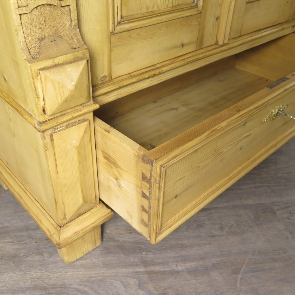 Schrank Kleiderschrank Gründerzeit 1880 Kiefer