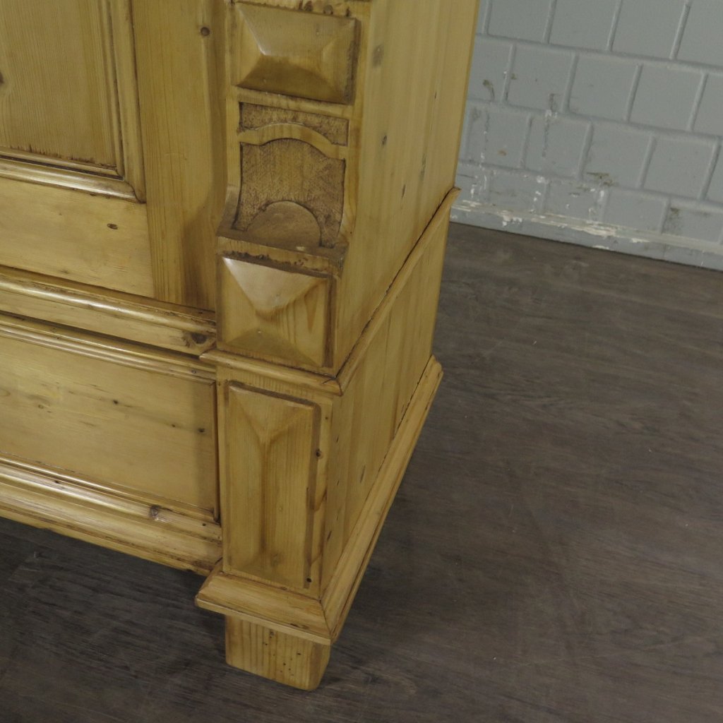 Schrank Kleiderschrank Gründerzeit 1880 Kiefer