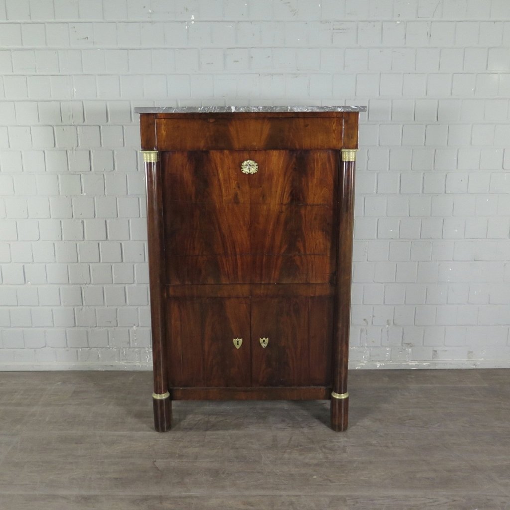Sekretär Biedermeier 1830 Mahagoni