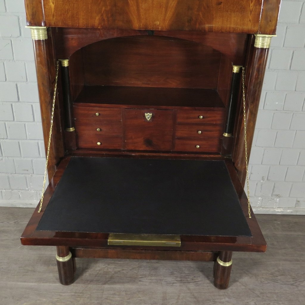Sekretär Biedermeier 1830 Mahagoni