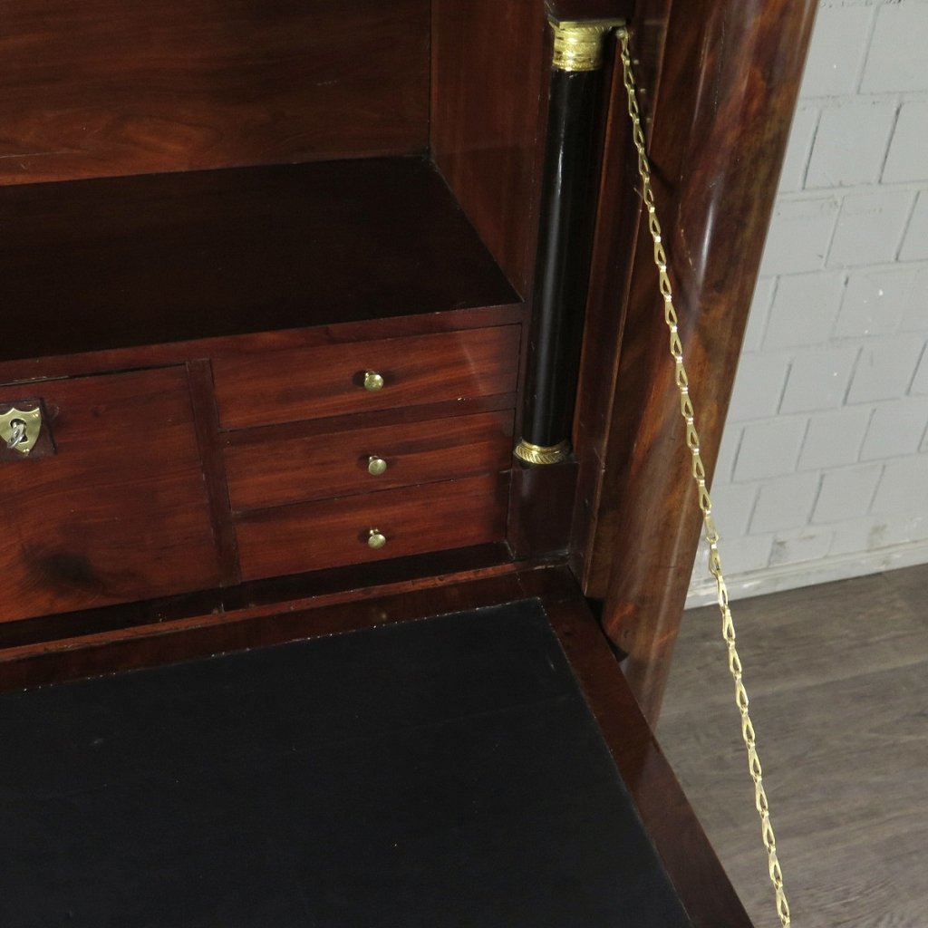 Sekretär Biedermeier 1830 Mahagoni