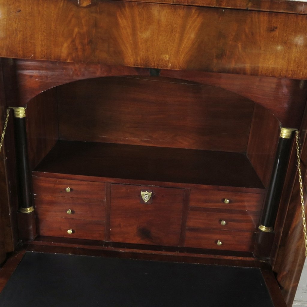 Sekretär Biedermeier 1830 Mahagoni