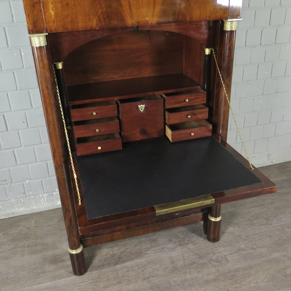 Sekretär Biedermeier 1830 Mahagoni