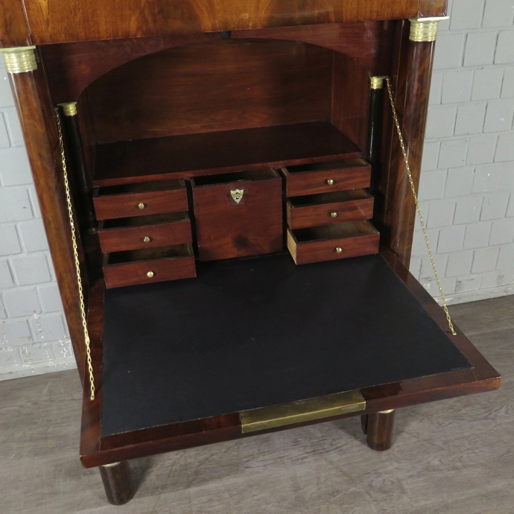 Sekretär Biedermeier 1830 Mahagoni