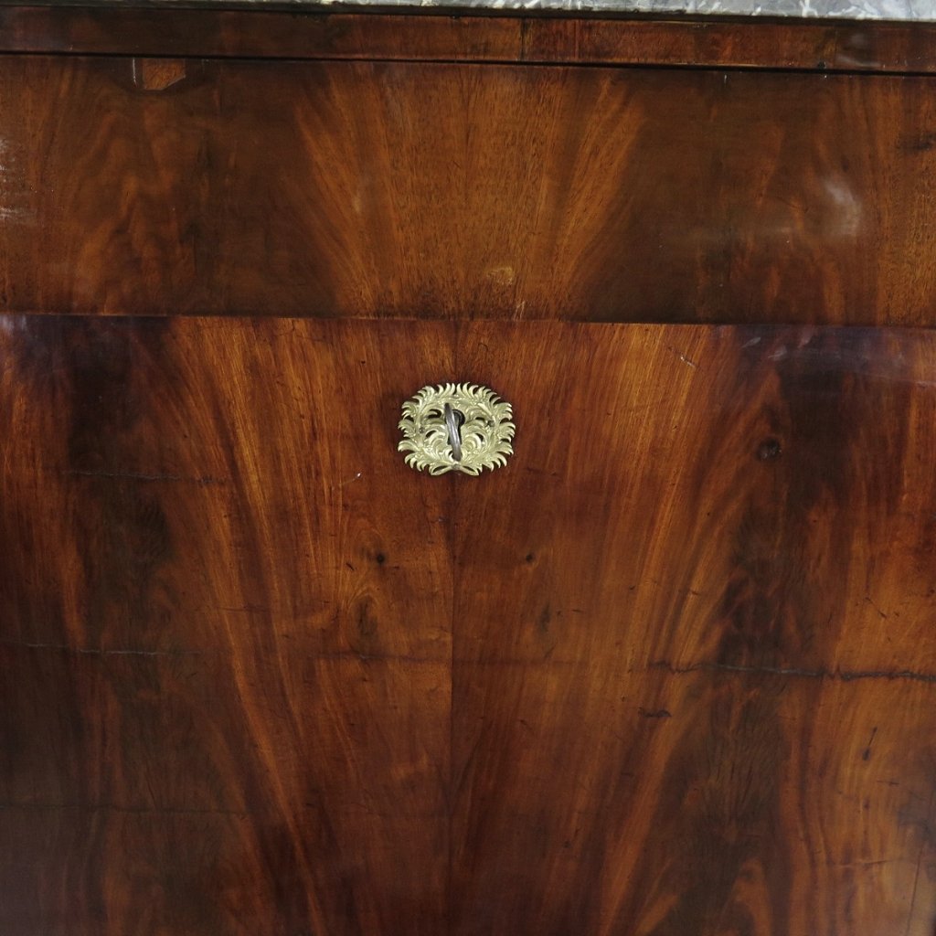 Sekretär Biedermeier 1830 Mahagoni