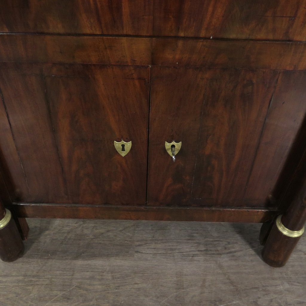 Sekretär Biedermeier 1830 Mahagoni