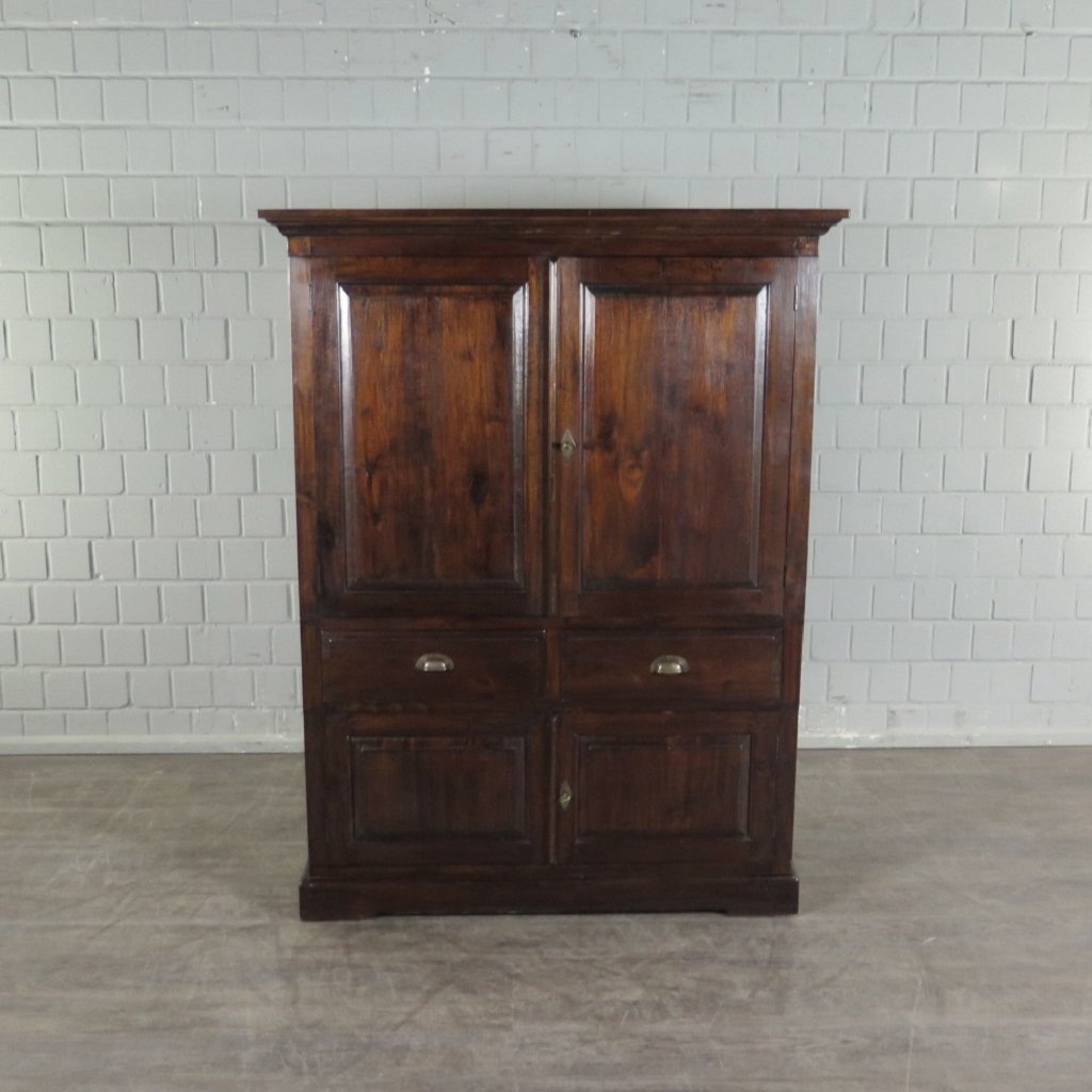 Fernsehschrank TV-Möbel Teakholz 1,20 m