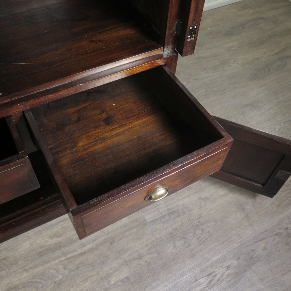 Fernsehschrank TV-Möbel Teakholz 1,20 m