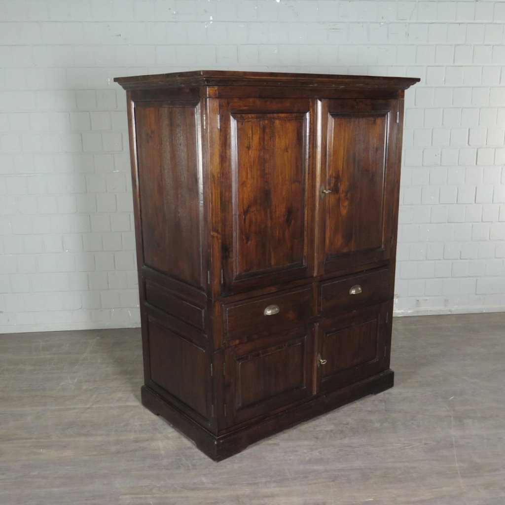 Fernsehschrank TV-Möbel Teakholz 1,20 m