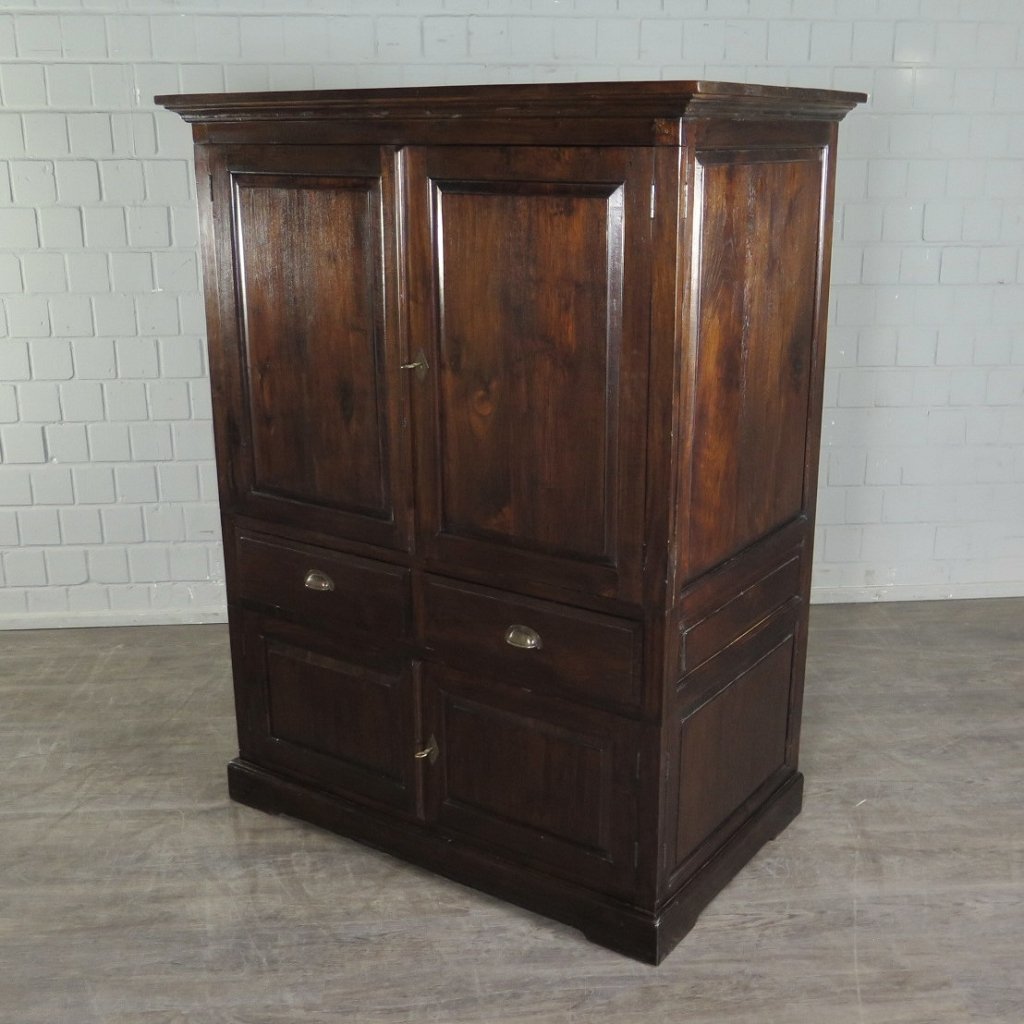 Fernsehschrank TV-Möbel Teakholz 1,20 m