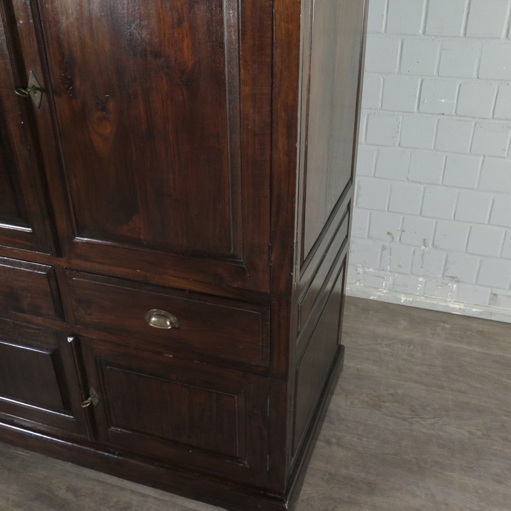 Fernsehschrank TV-Möbel Teakholz 1,20 m