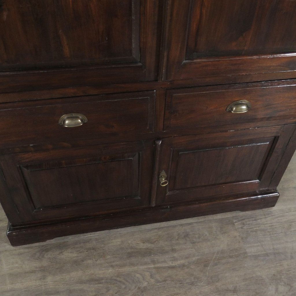 Fernsehschrank TV-Möbel Teakholz 1,20 m