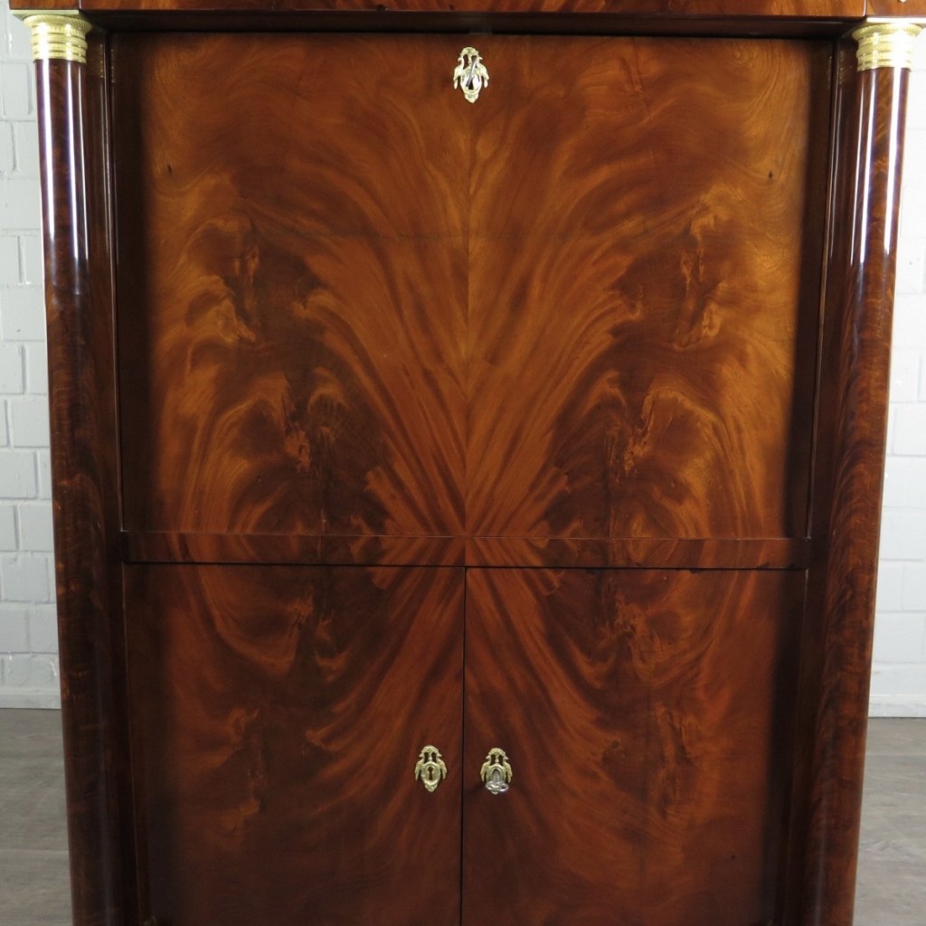 Sekretär Biedermeier 1820 Mahagoni
