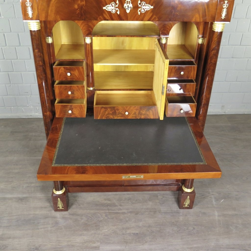 Sekretär Biedermeier 1820 Mahagoni