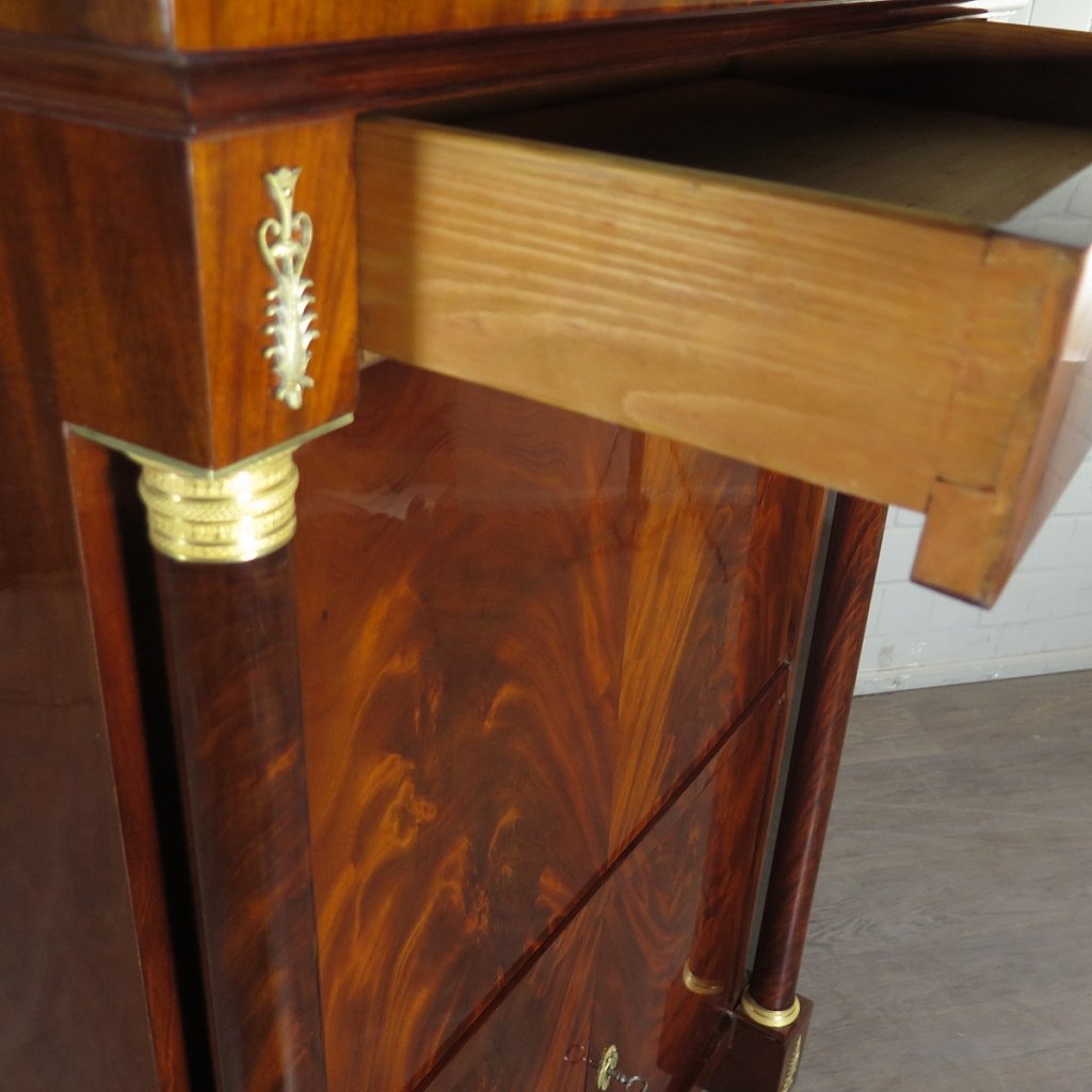 Sekretär Biedermeier 1820 Mahagoni