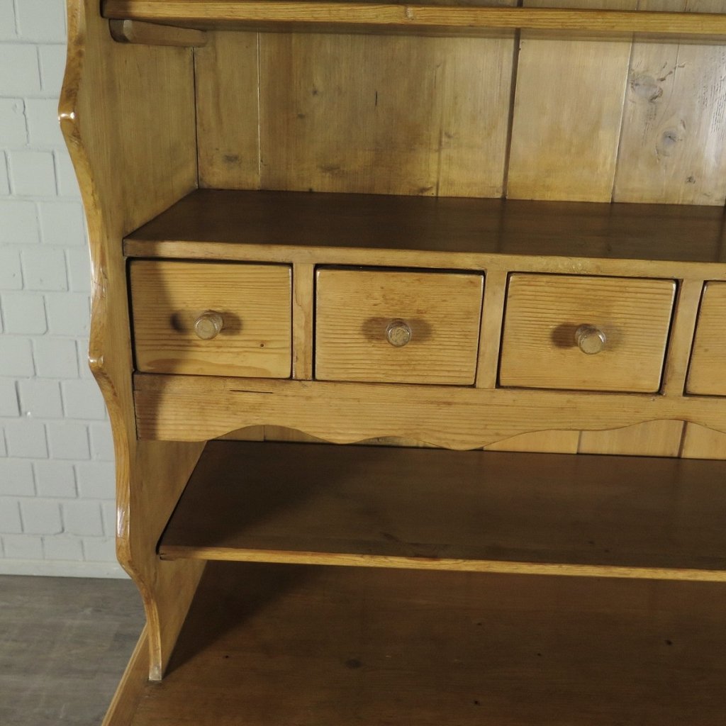 Buffetschrank Tellerschrank Jugendstil 1910 Kiefer