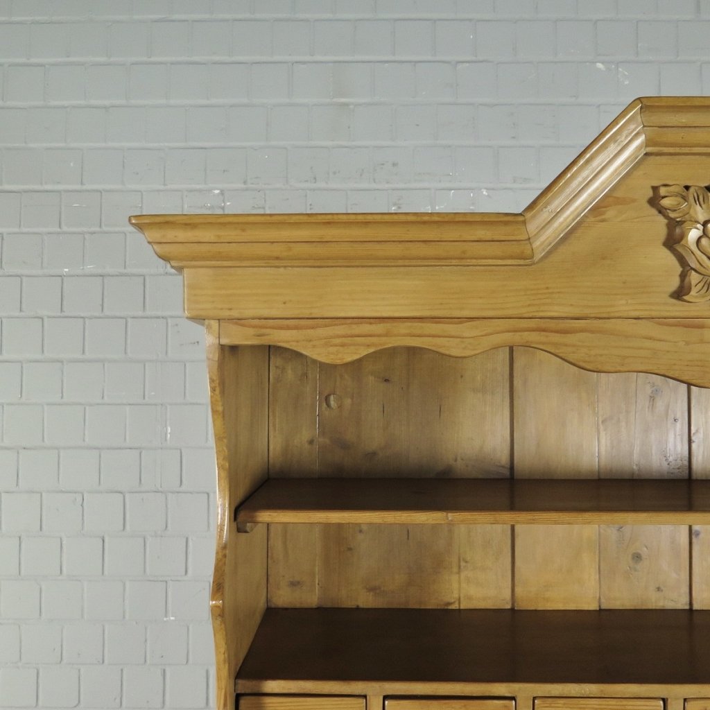 Buffetschrank Tellerschrank Jugendstil 1910 Kiefer