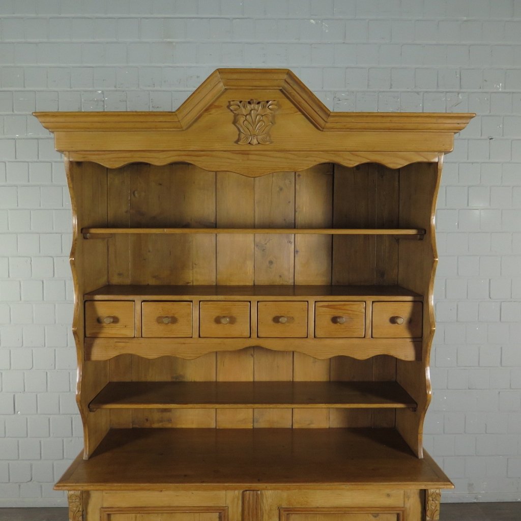 Buffetschrank Tellerschrank Jugendstil 1910 Kiefer