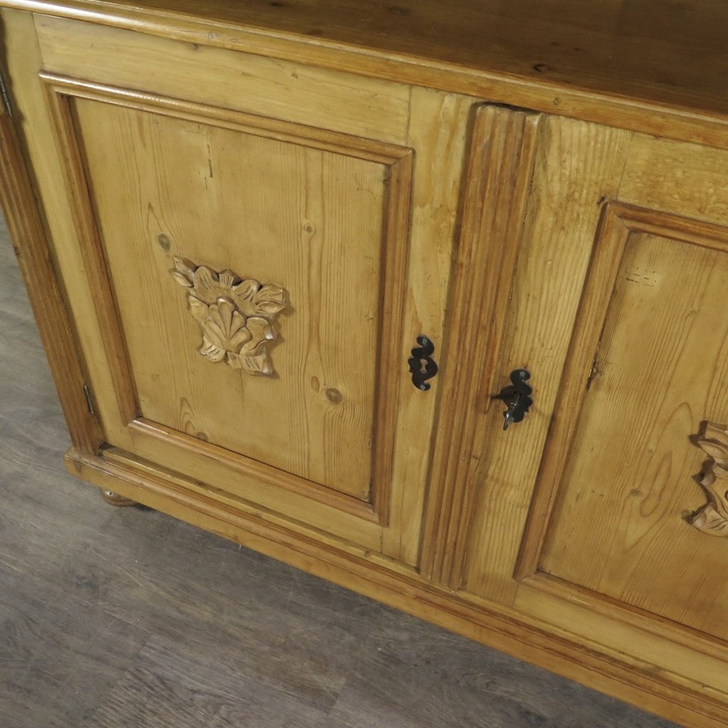Buffetschrank Tellerschrank Jugendstil 1910 Kiefer