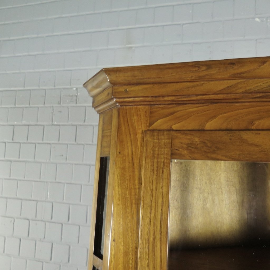 Eckschrank Sekretär Barock 1780 Kirschbaum