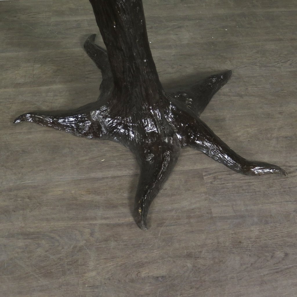 Skulptur Dekoration Ara Papageien Bronze 2,03 m