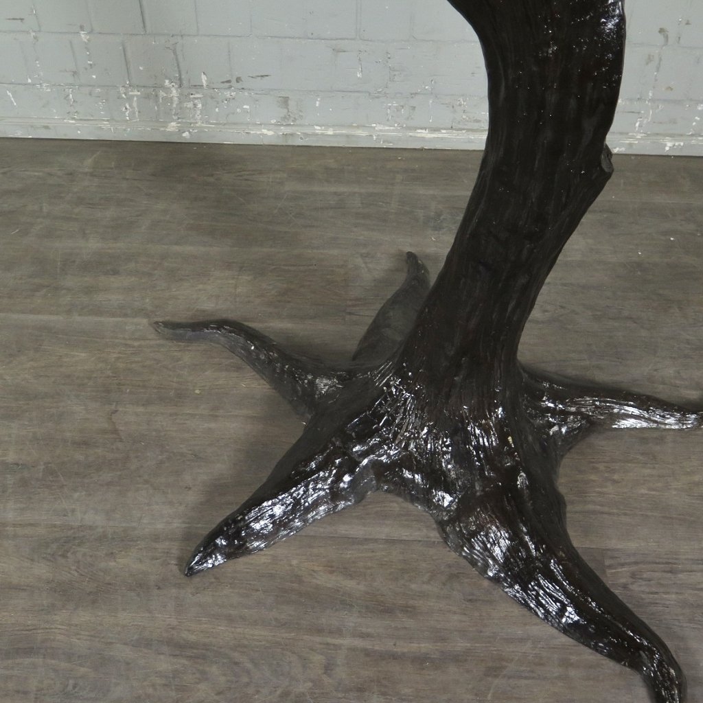 Skulptur Dekoration Ara Papageien Bronze 2,03 m