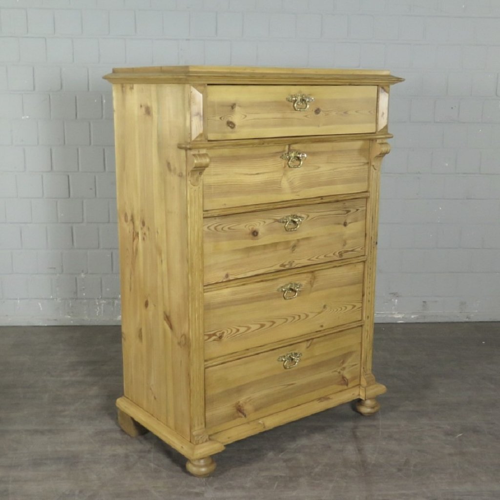 Hochkommode Kommode Gründerzeit 1880 Kiefer       
