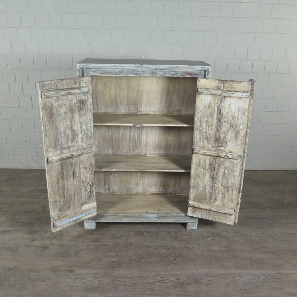 Beistellschrank Schrank Teakholz 0,86 m