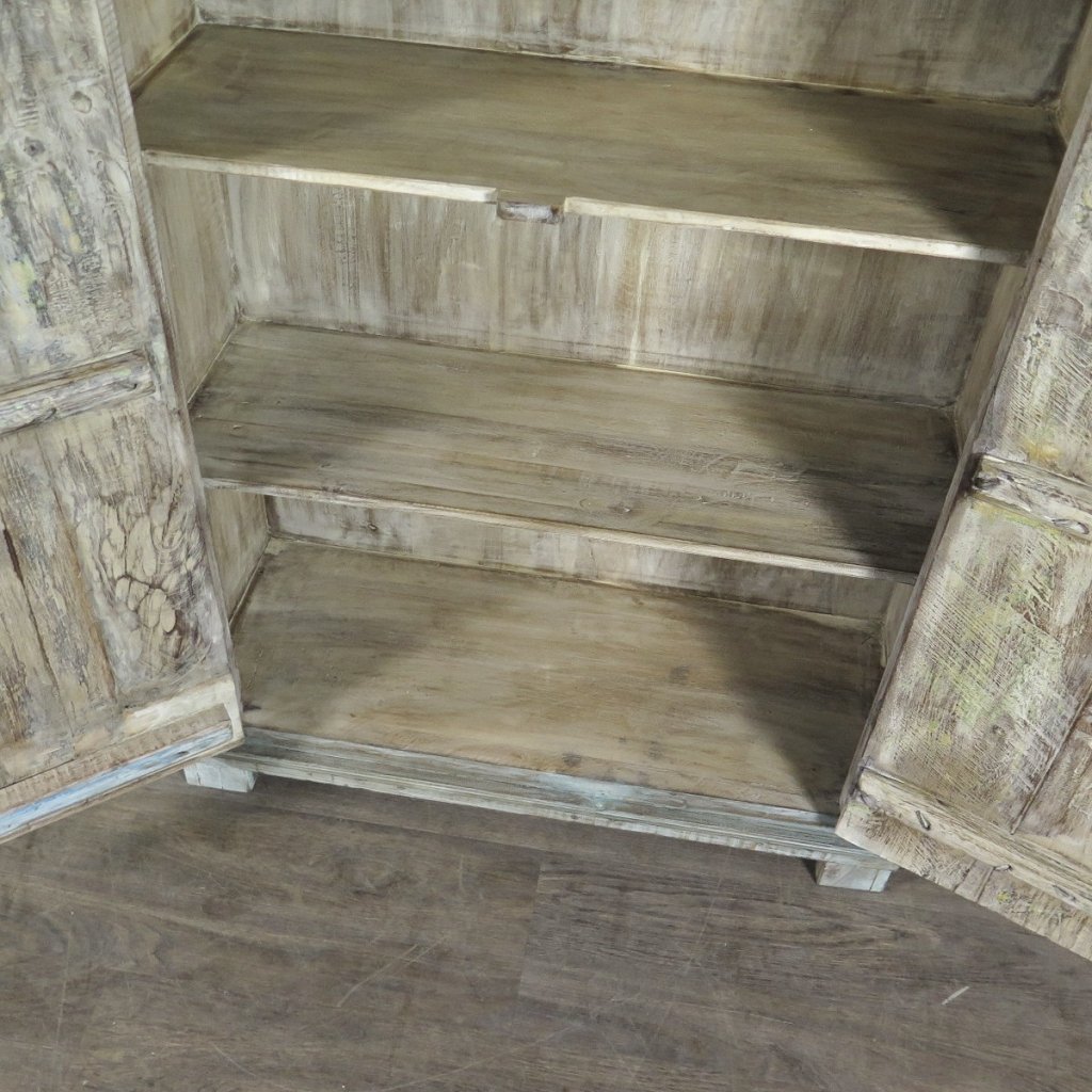 Beistellschrank Schrank Teakholz 0,86 m