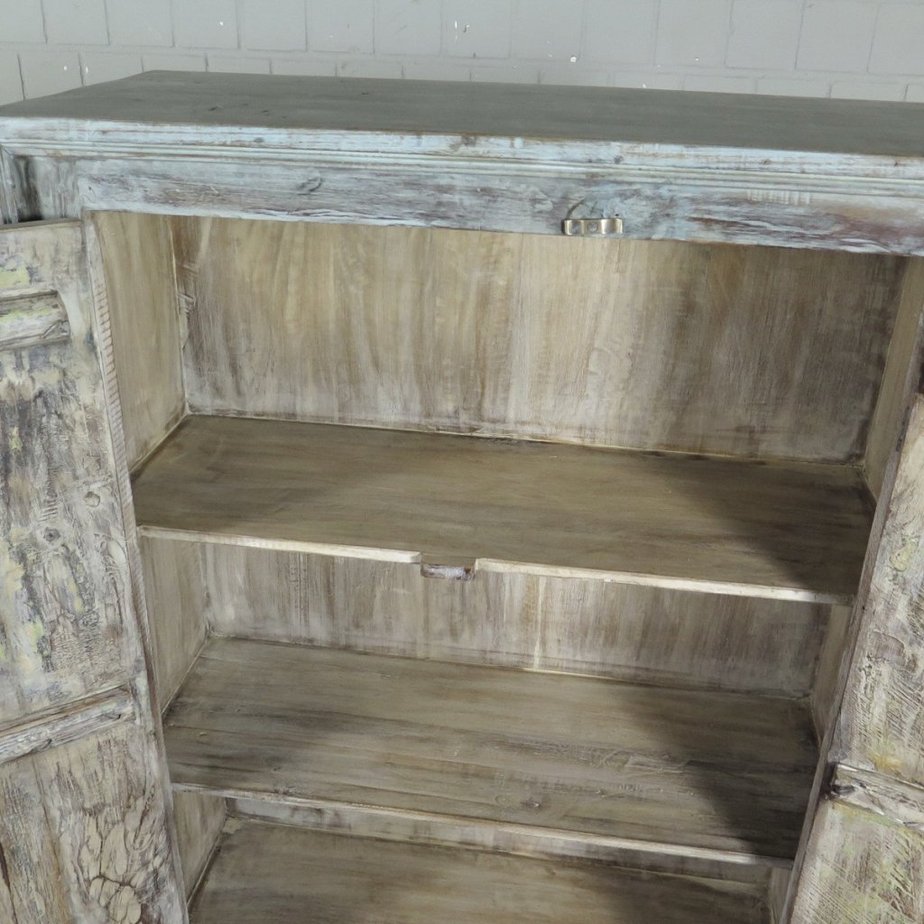 Beistellschrank Schrank Teakholz 0,86 m