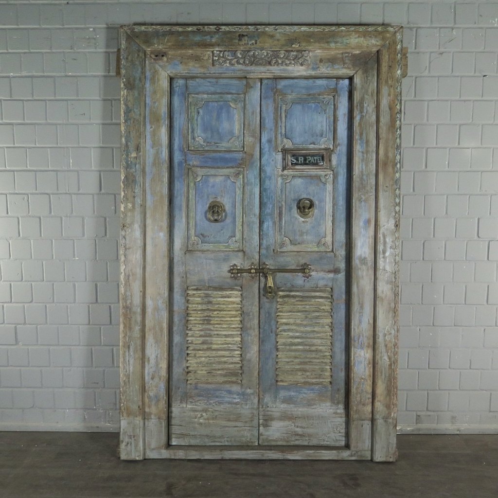 Tür Eingangstür Haustür 1820 Teakholz