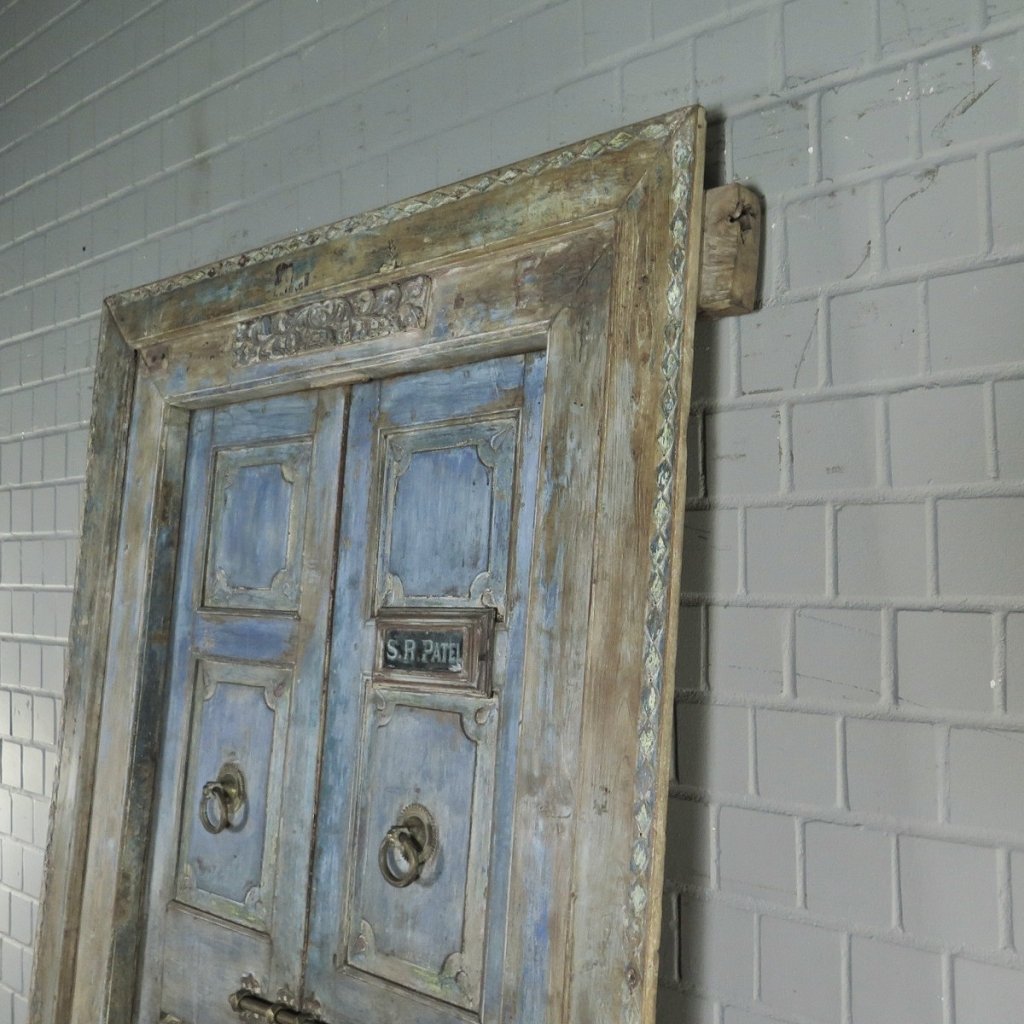 Tür Eingangstür Haustür 1820 Teakholz