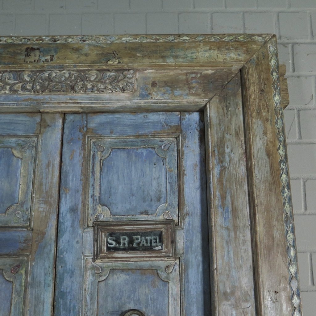 Tür Eingangstür Haustür 1820 Teakholz