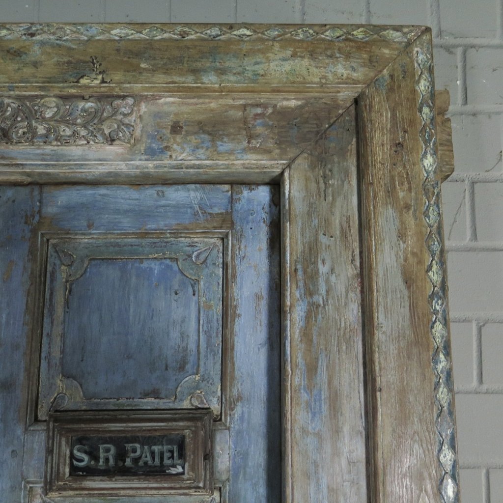 Tür Eingangstür Haustür 1820 Teakholz