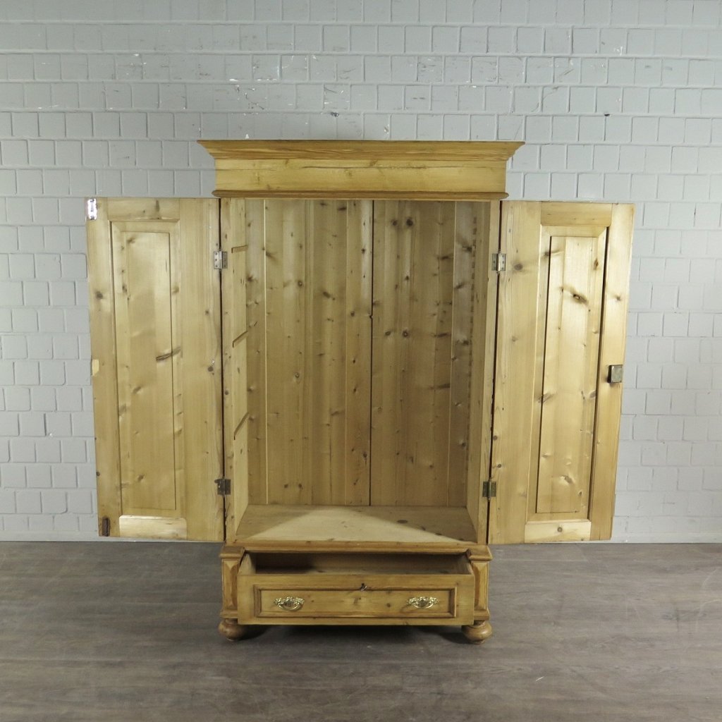 Schrank Kleiderschrank Gründerzeit 1880 Kiefer