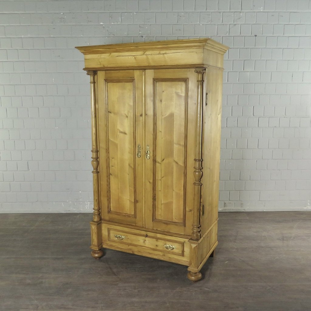 Schrank Kleiderschrank Gründerzeit 1880 Kiefer