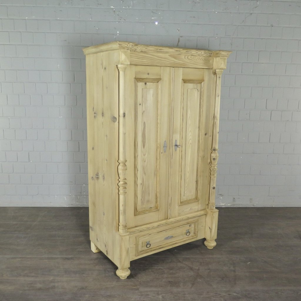 Schrank Kleiderschrank Gründerzeit 1880 Kiefer                                    