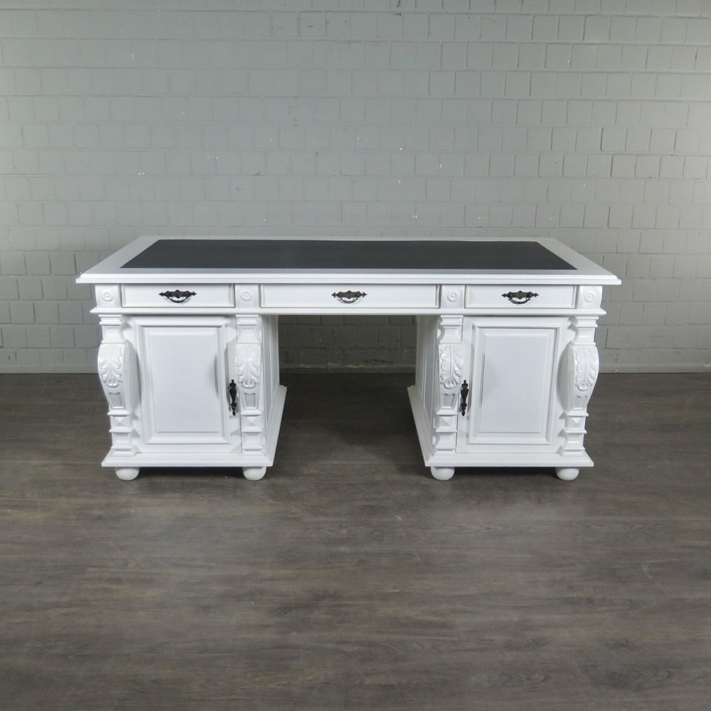 Schreibtisch Teakholz 1,90 m