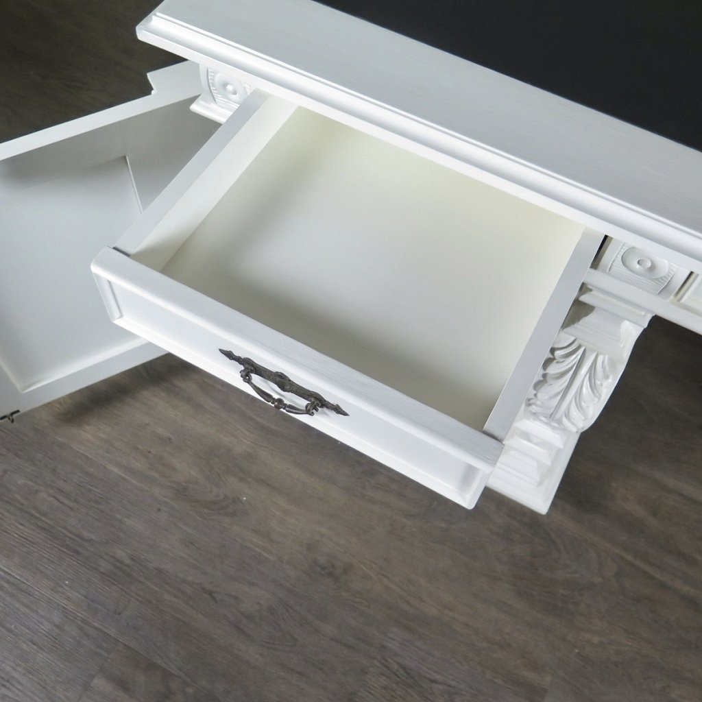 Schreibtisch Teakholz 1,90 m