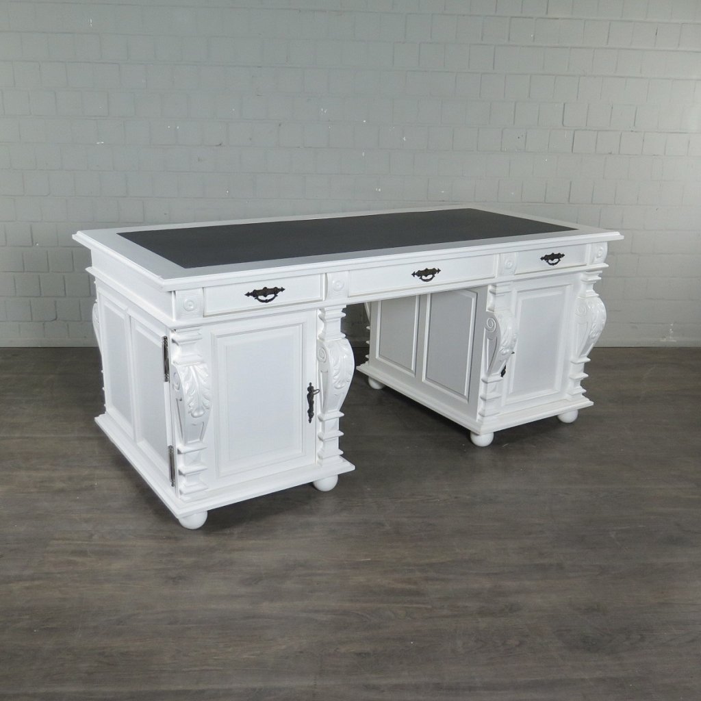 Schreibtisch Teakholz 1,90 m