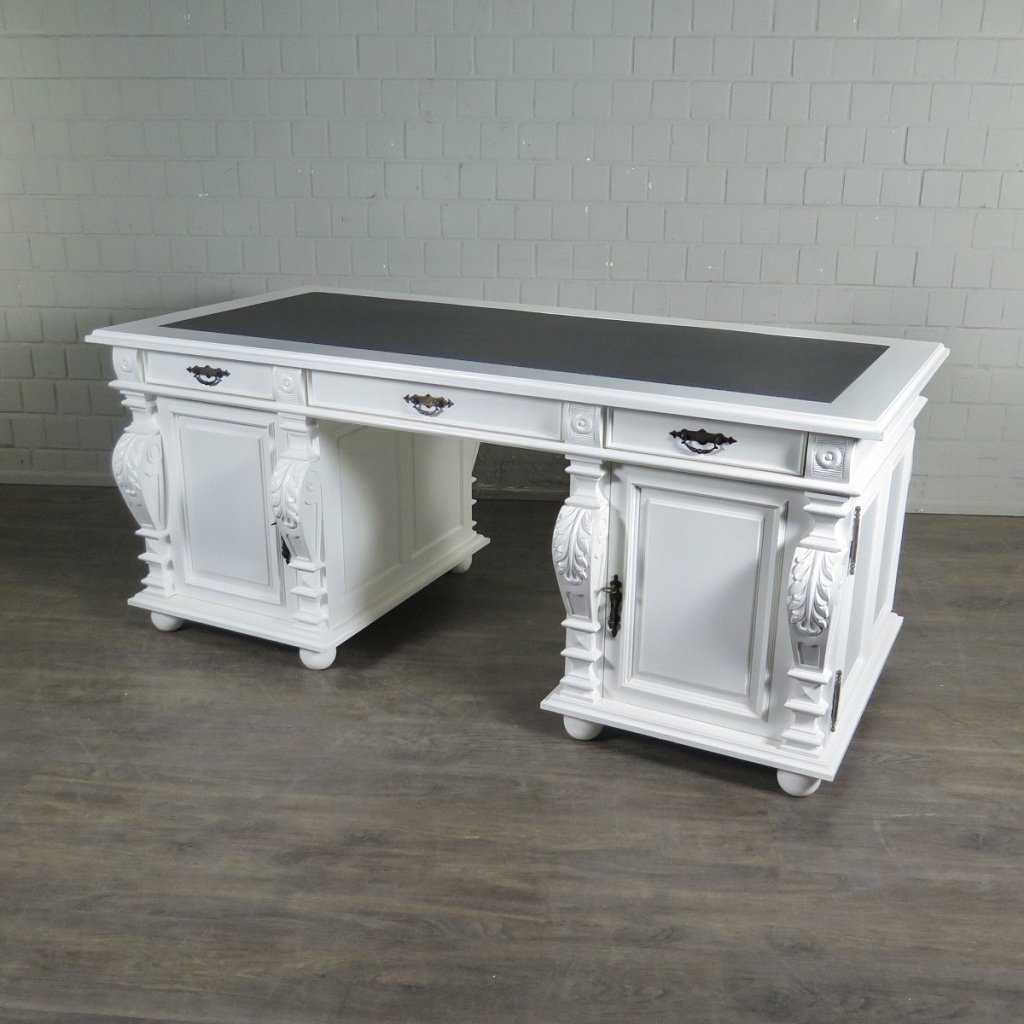 Schreibtisch Teakholz 1,90 m