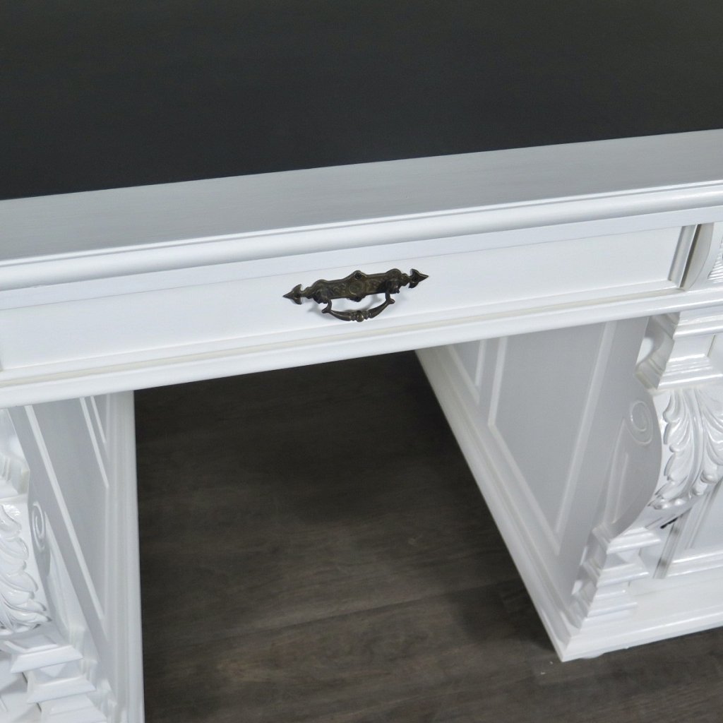 Schreibtisch Teakholz 1,90 m