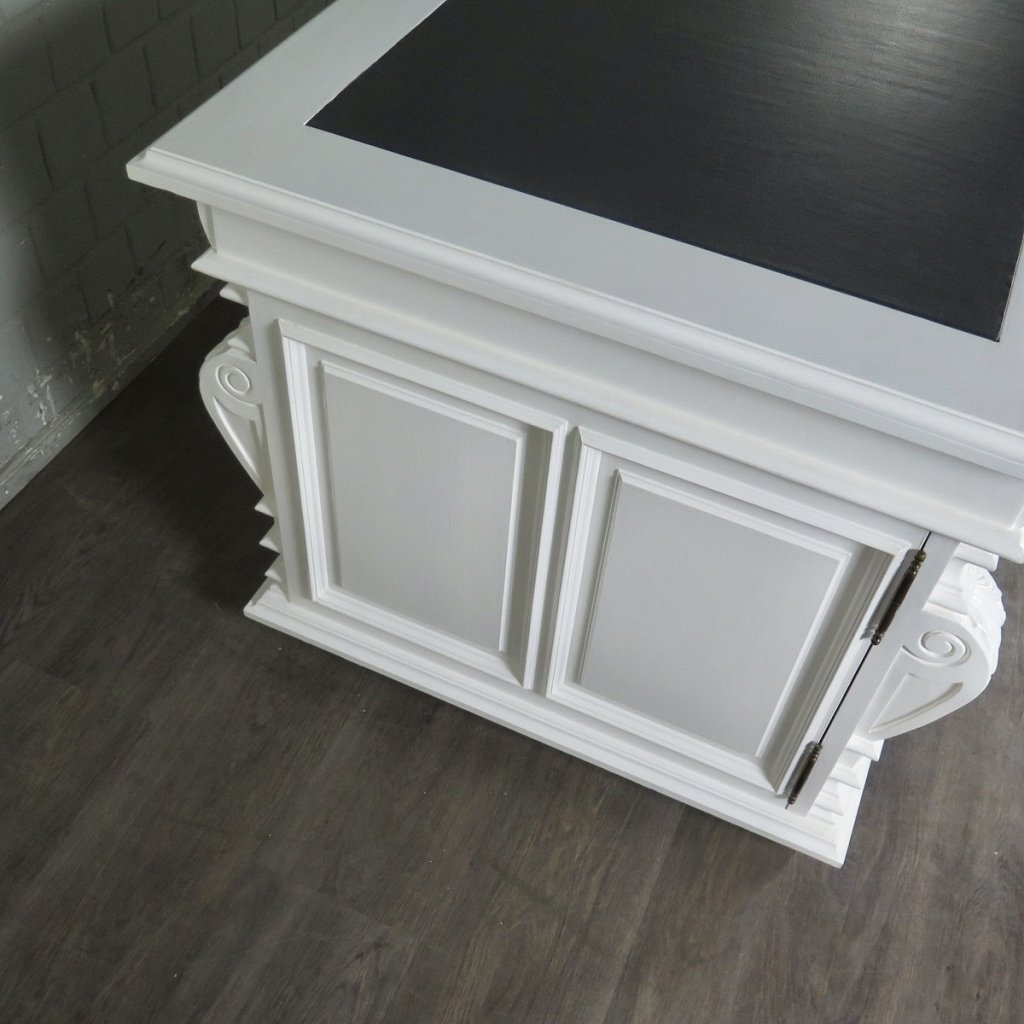 Schreibtisch Teakholz 1,90 m