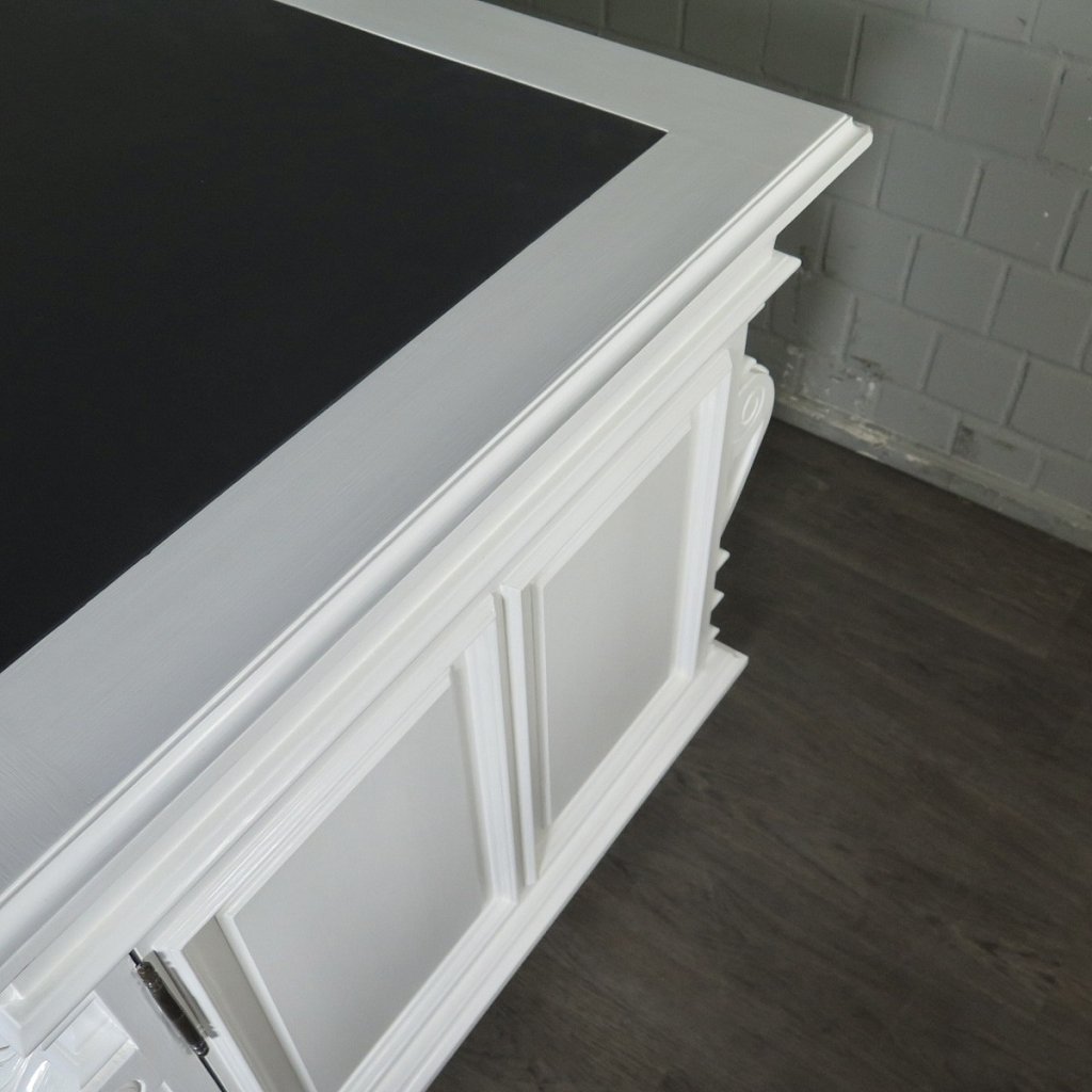 Schreibtisch Teakholz 1,90 m