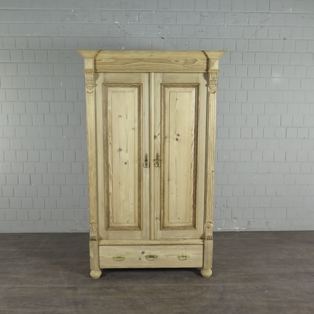 Schrank Kleiderschrank Gründerzeit 1880 Kiefer
