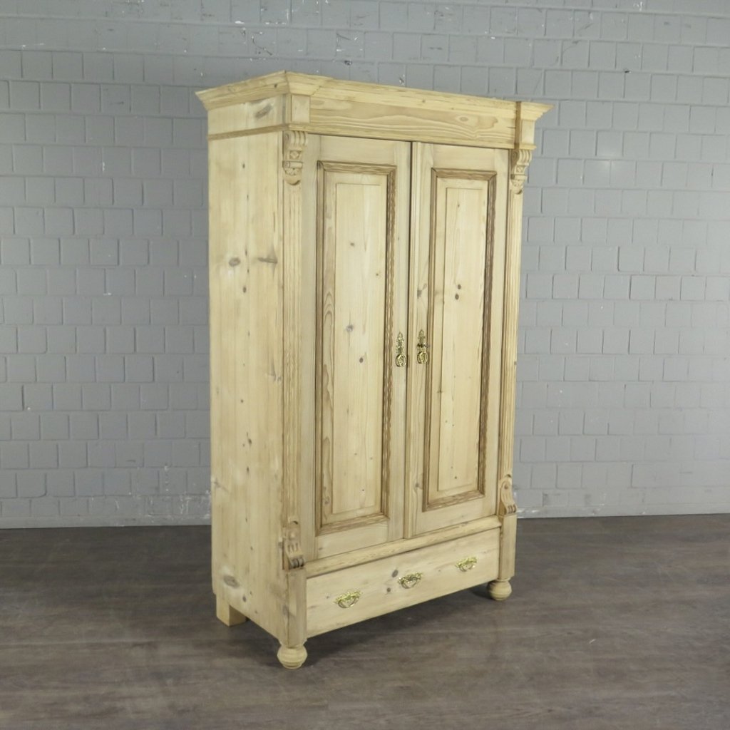 Schrank Kleiderschrank Gründerzeit 1880 Kiefer                                      