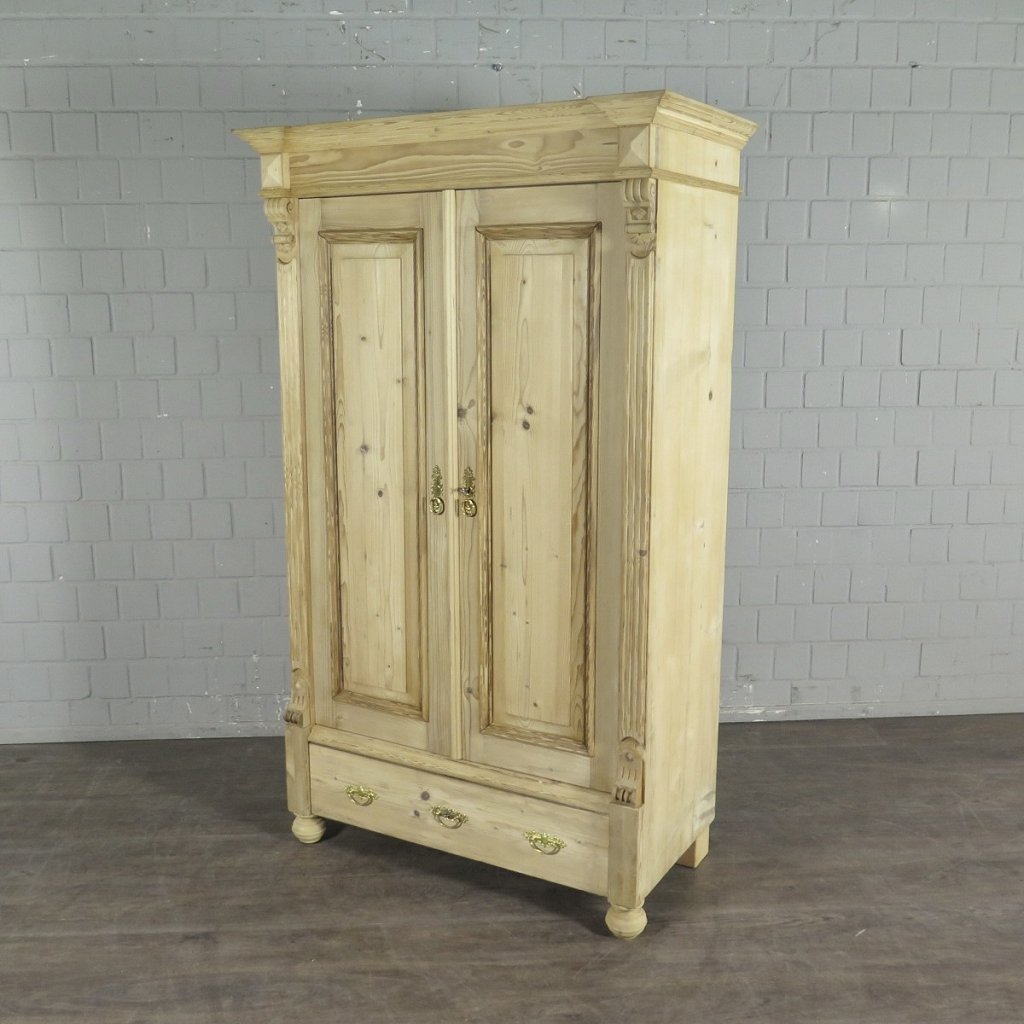 Schrank Kleiderschrank Gründerzeit 1880 Kiefer